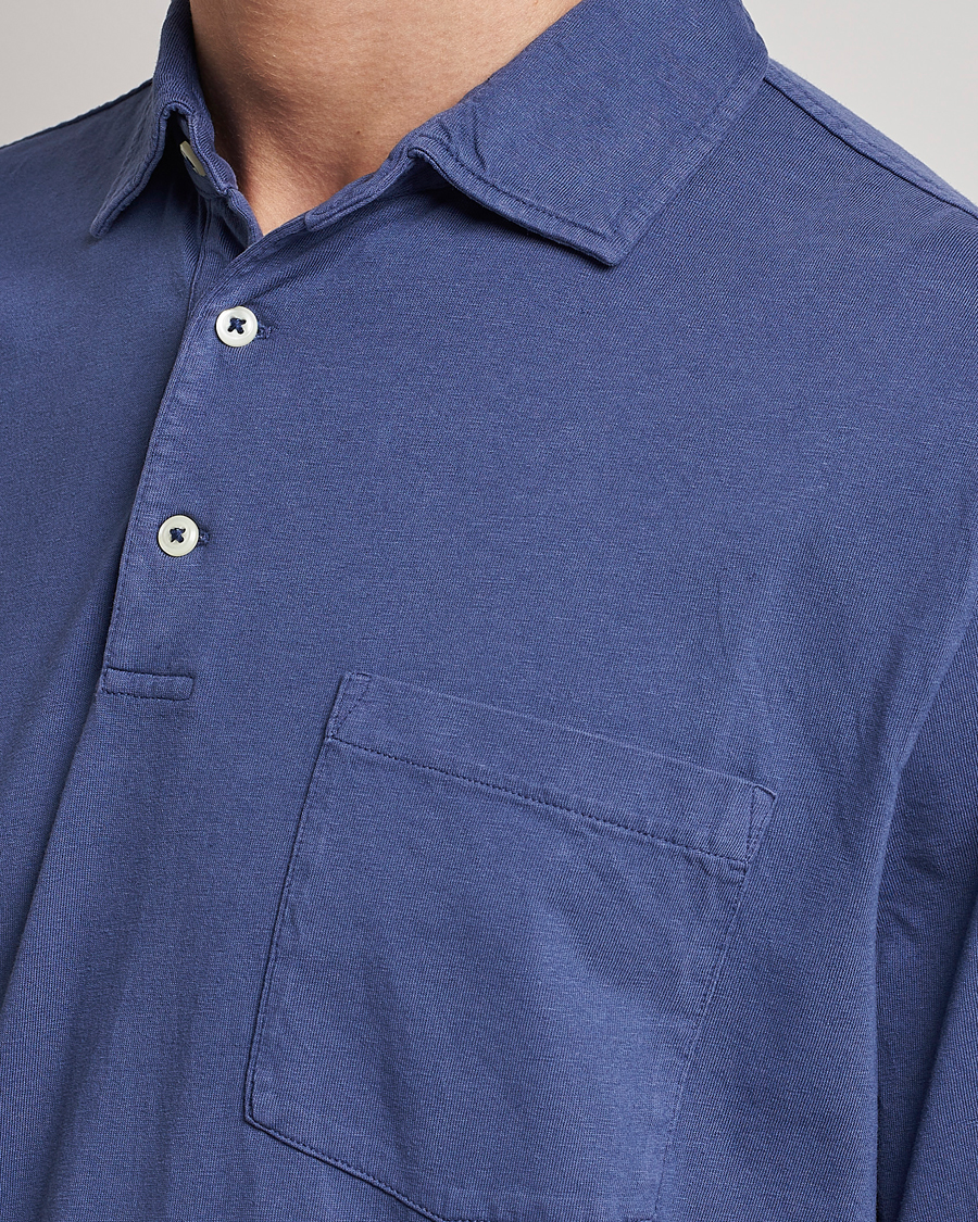 Hombres | Polos | Polo Ralph Lauren | Cotton/Linen Polo Boathouse Navy