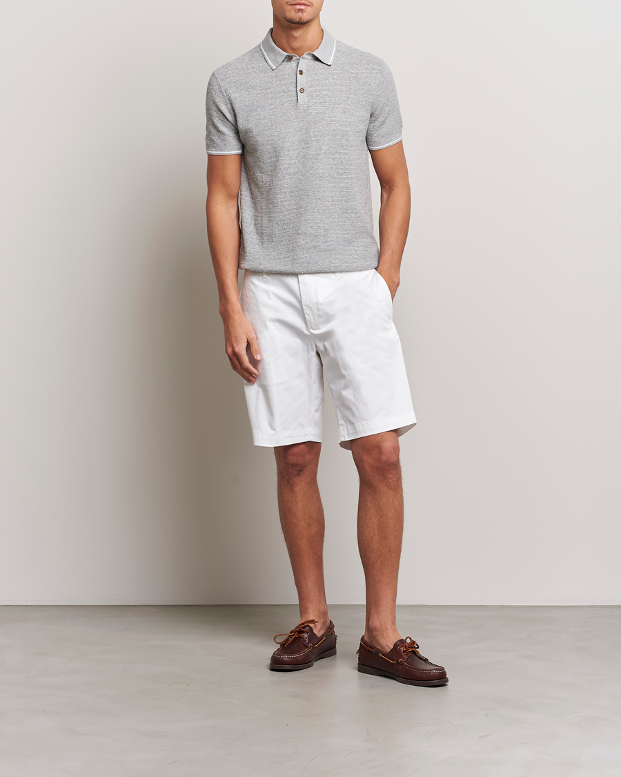 Hombres | Polos | Polo Ralph Lauren | Cotton/Linen Textured Polo Andover Heather