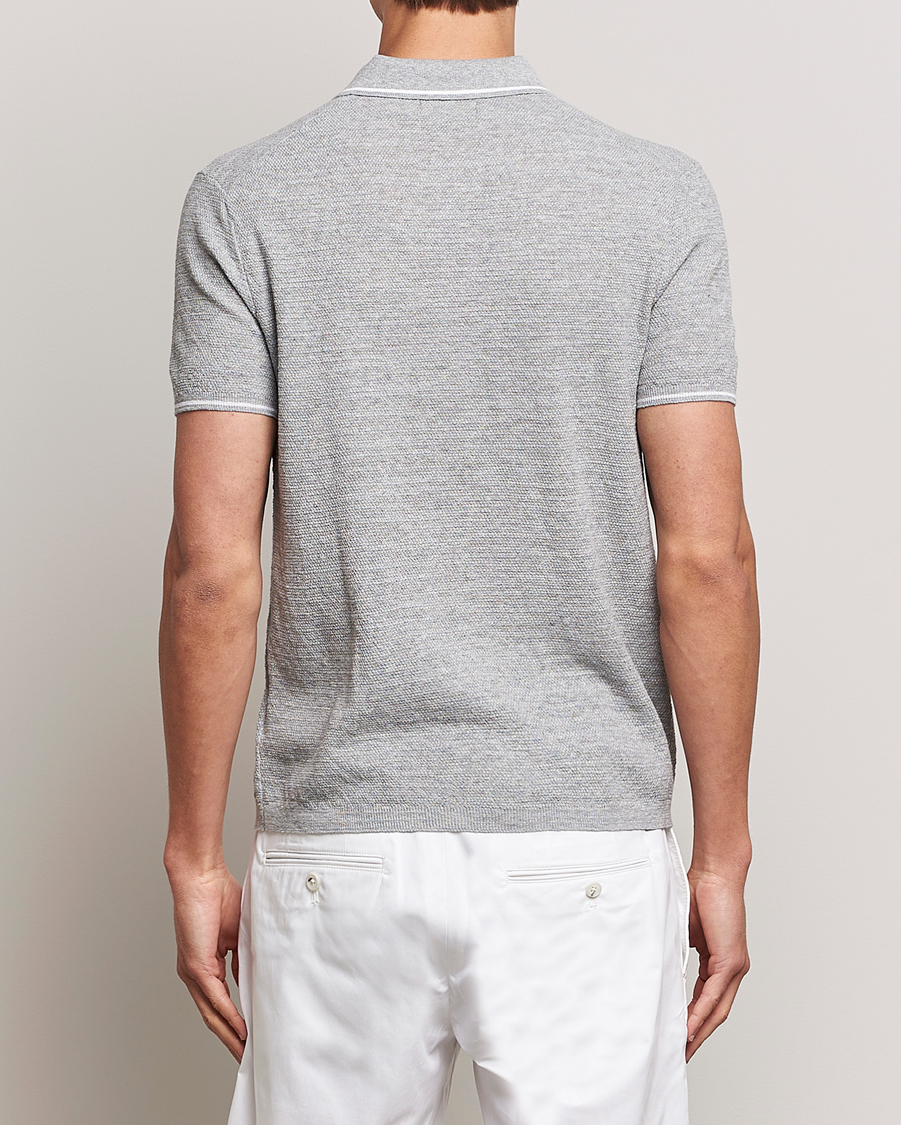 Hombres | Polos | Polo Ralph Lauren | Cotton/Linen Textured Polo Andover Heather