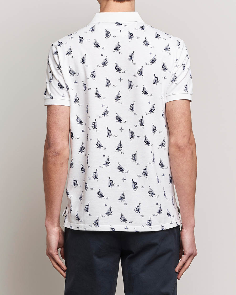 Hombres | Polos | Polo Ralph Lauren | Custom Slim Fit Sailboats Polo White