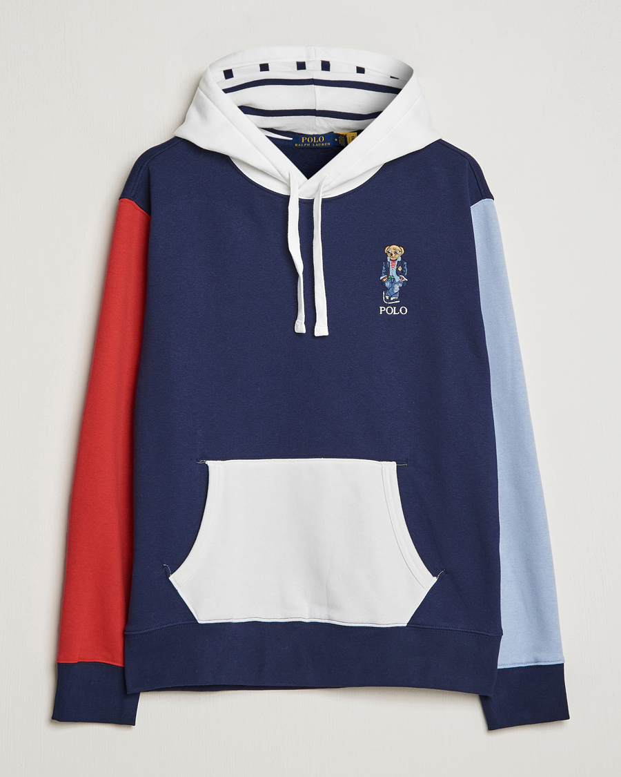 Hombres | Jerséis y prendas de punto | Polo Ralph Lauren | Printed Regatta Bear Colorblocked Hoodie Multi