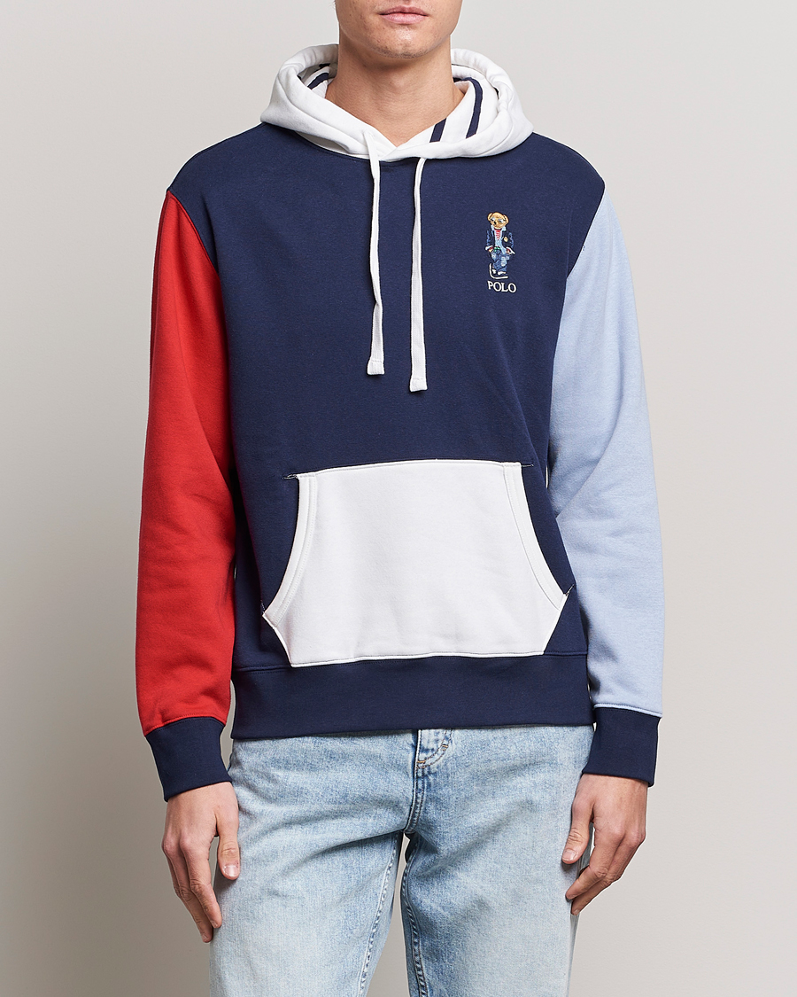 Hombres | Jerséis y prendas de punto | Polo Ralph Lauren | Printed Regatta Bear Colorblocked Hoodie Multi