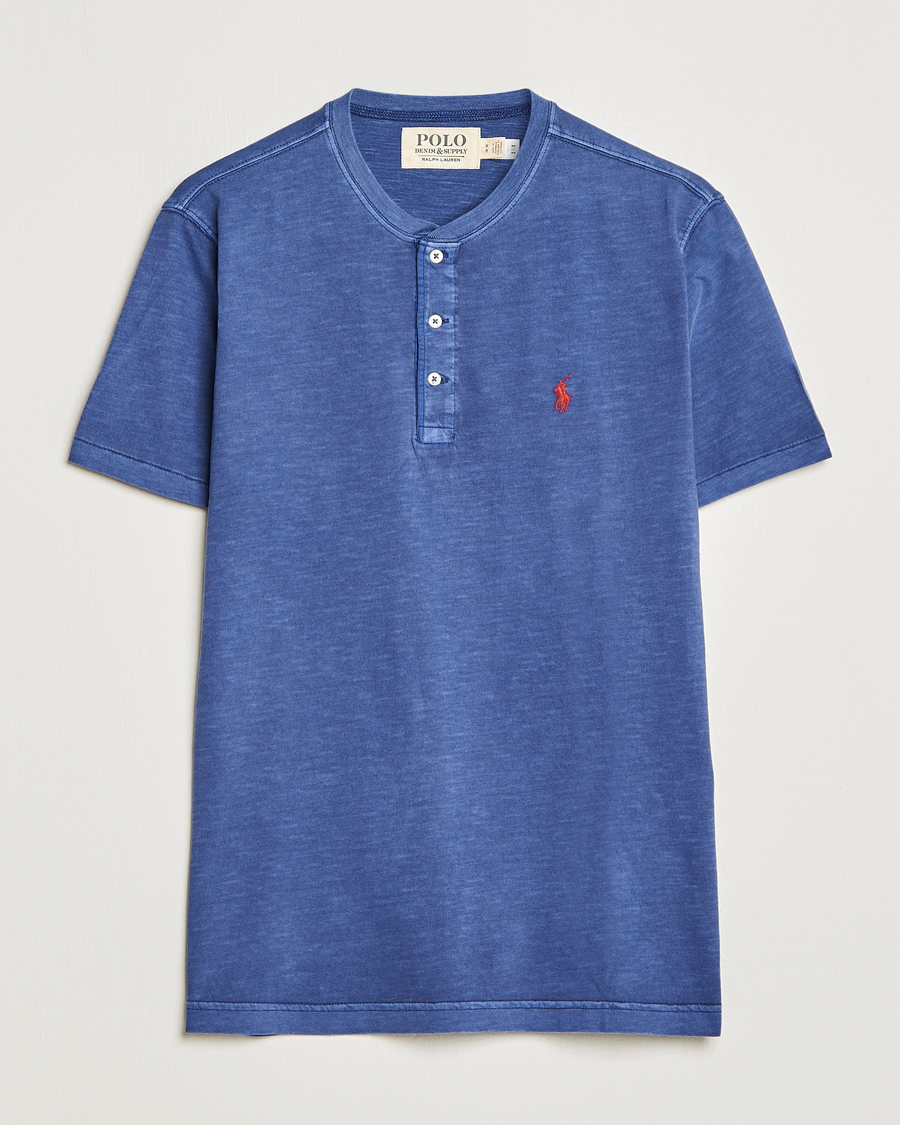 Hombres | Camisetas | Polo Ralph Lauren | Slub Jersey Henley T-Shirt Light Navy