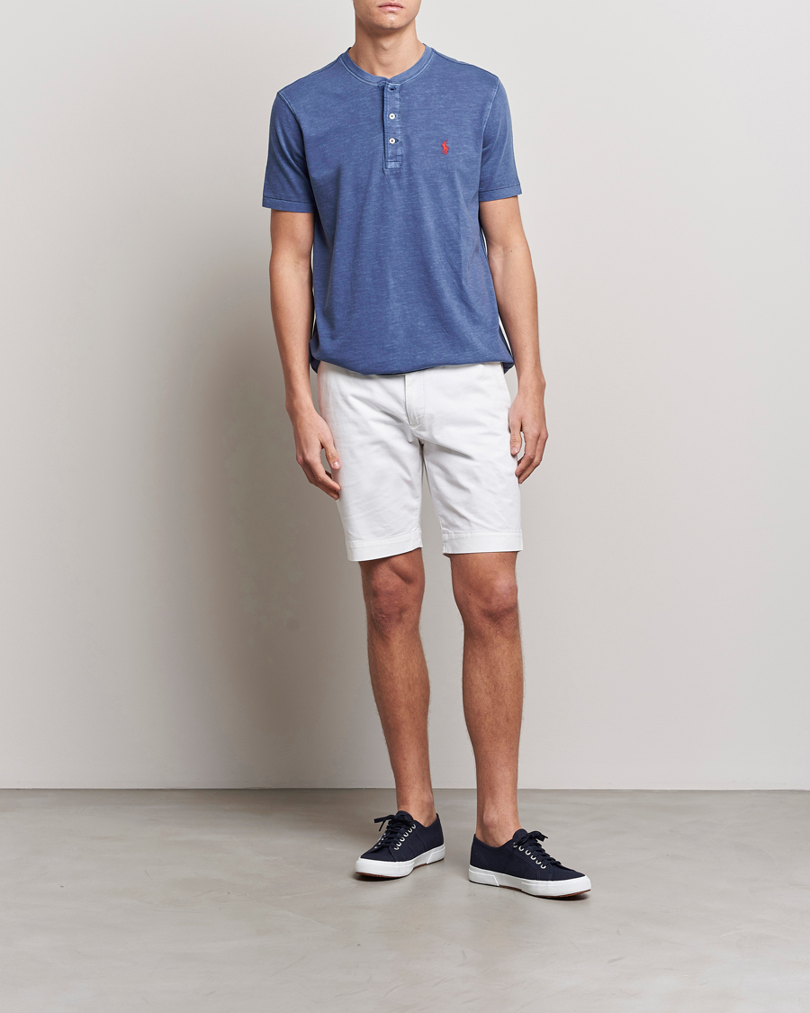 Hombres | Camisetas | Polo Ralph Lauren | Slub Jersey Henley T-Shirt Light Navy