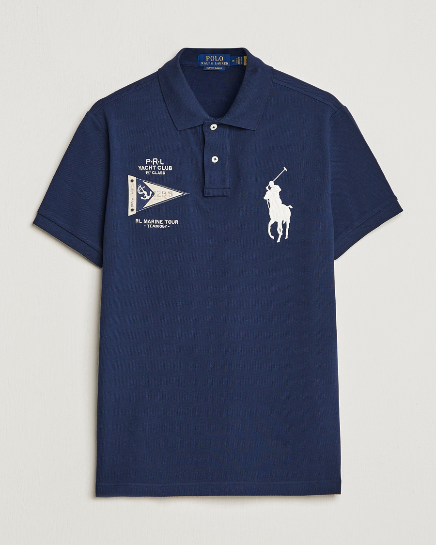 Hombres | Polos | Polo Ralph Lauren | Custom Slim Fit Regatta Polo Newport Navy