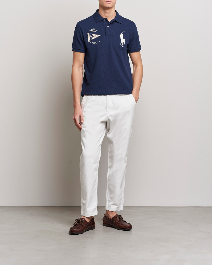 Hombres | Polos | Polo Ralph Lauren | Custom Slim Fit Regatta Polo Newport Navy