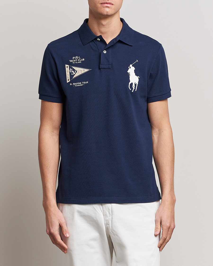 Hombres | Polos | Polo Ralph Lauren | Custom Slim Fit Regatta Polo Newport Navy