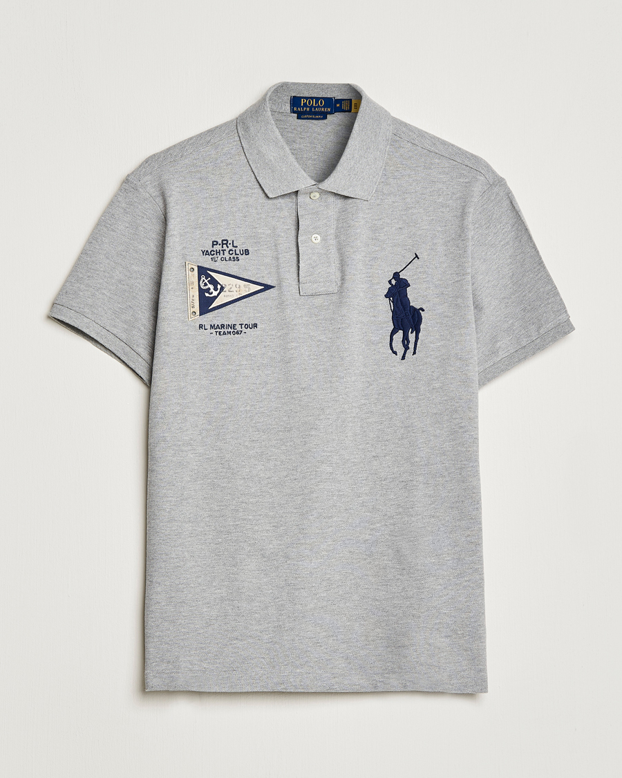 Hombres | Polos | Polo Ralph Lauren | Custom Slim Fit Regatta Polo Andover Heather