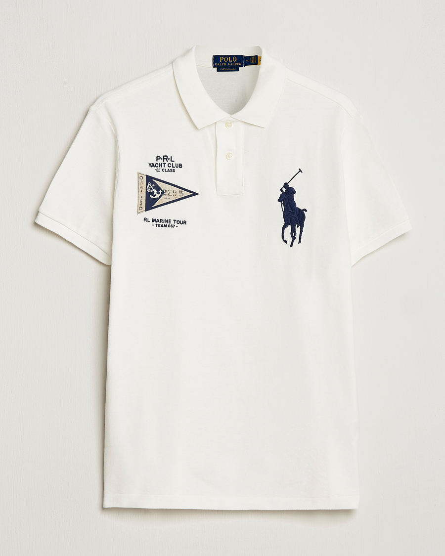 Hombres | Polos | Polo Ralph Lauren | Custom Slim Fit Regatta Polo Nevis White
