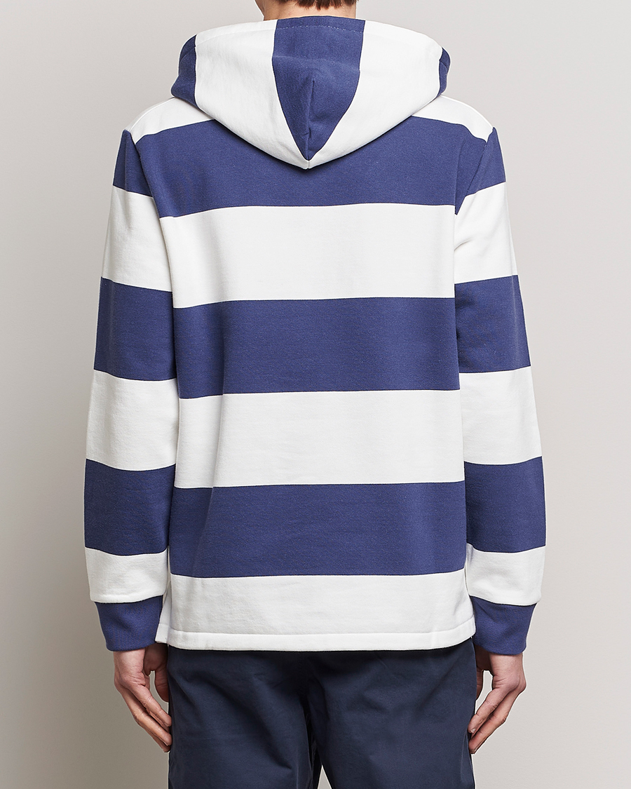Hombres | Jerséis y prendas de punto | Polo Ralph Lauren | Jersey Blockstriped Hoodie Boat Navy/White