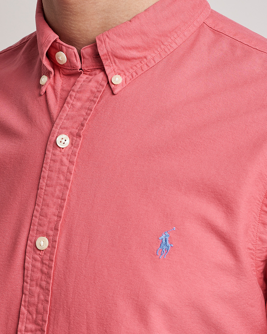Hombres | Camisas | Polo Ralph Lauren | Slim Fit Garment Dyed Oxford Red Sky