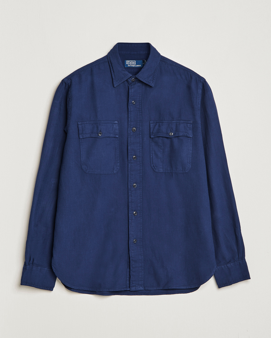 Hombres | Camisas | Polo Ralph Lauren | Cotton Overshirt Newport Navy
