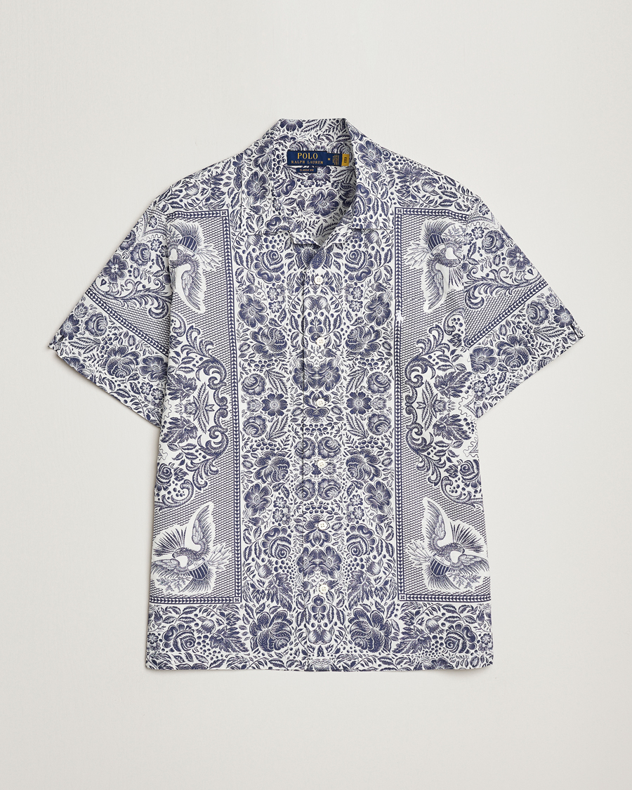 Hombres | Camisas | Polo Ralph Lauren | Printed Paisley Short Sleeve Shirt Blue