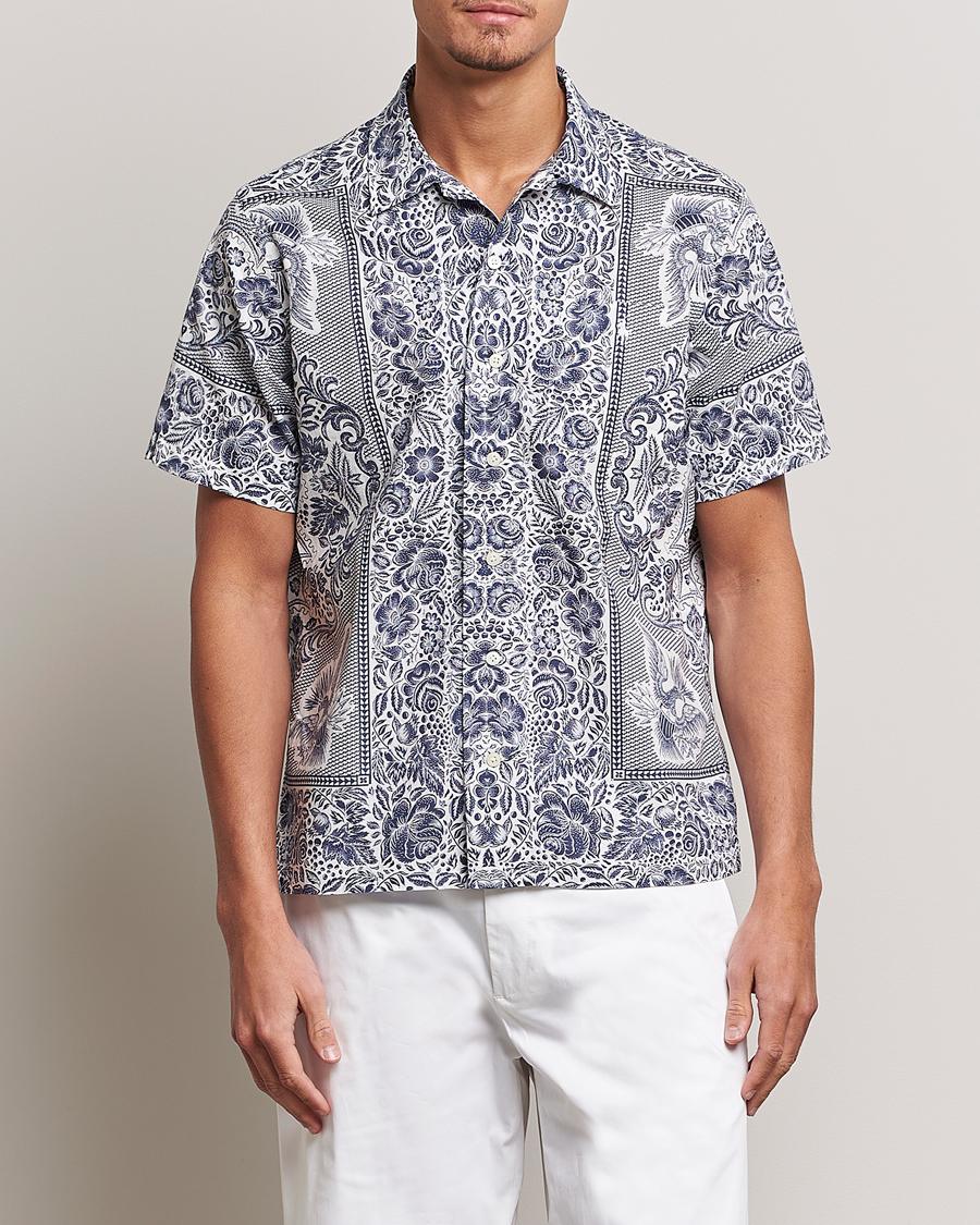 Hombres | Camisas | Polo Ralph Lauren | Printed Paisley Short Sleeve Shirt Blue