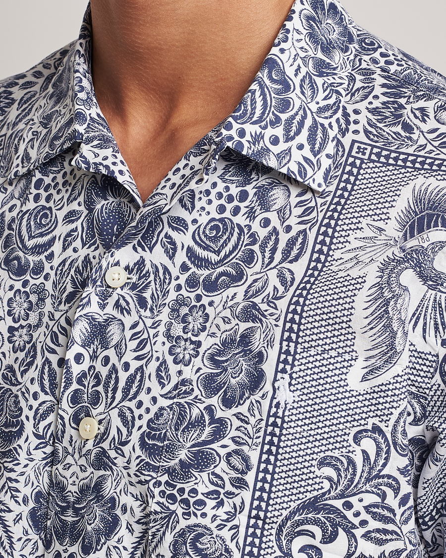 Hombres | Camisas | Polo Ralph Lauren | Printed Paisley Short Sleeve Shirt Blue