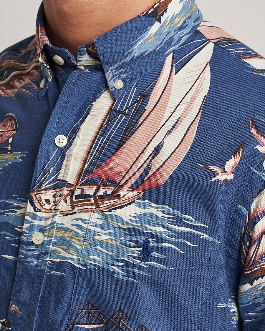 Hombres | Camisas | Polo Ralph Lauren | Printed Regatta Oxford Shirt Blue