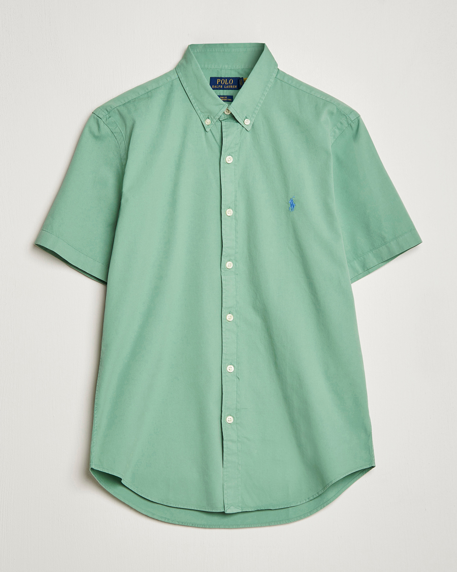 Hombres | Camisas | Polo Ralph Lauren | Twill Short Sleeve Shirt Faded Mint