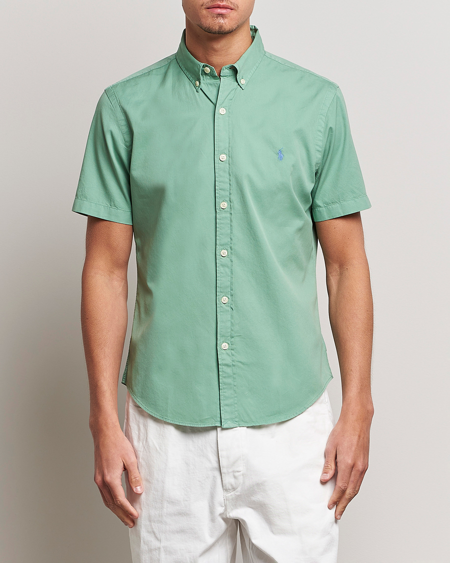 Hombres | Camisas | Polo Ralph Lauren | Twill Short Sleeve Shirt Faded Mint