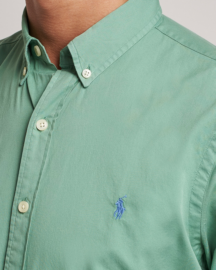Hombres | Camisas | Polo Ralph Lauren | Twill Short Sleeve Shirt Faded Mint