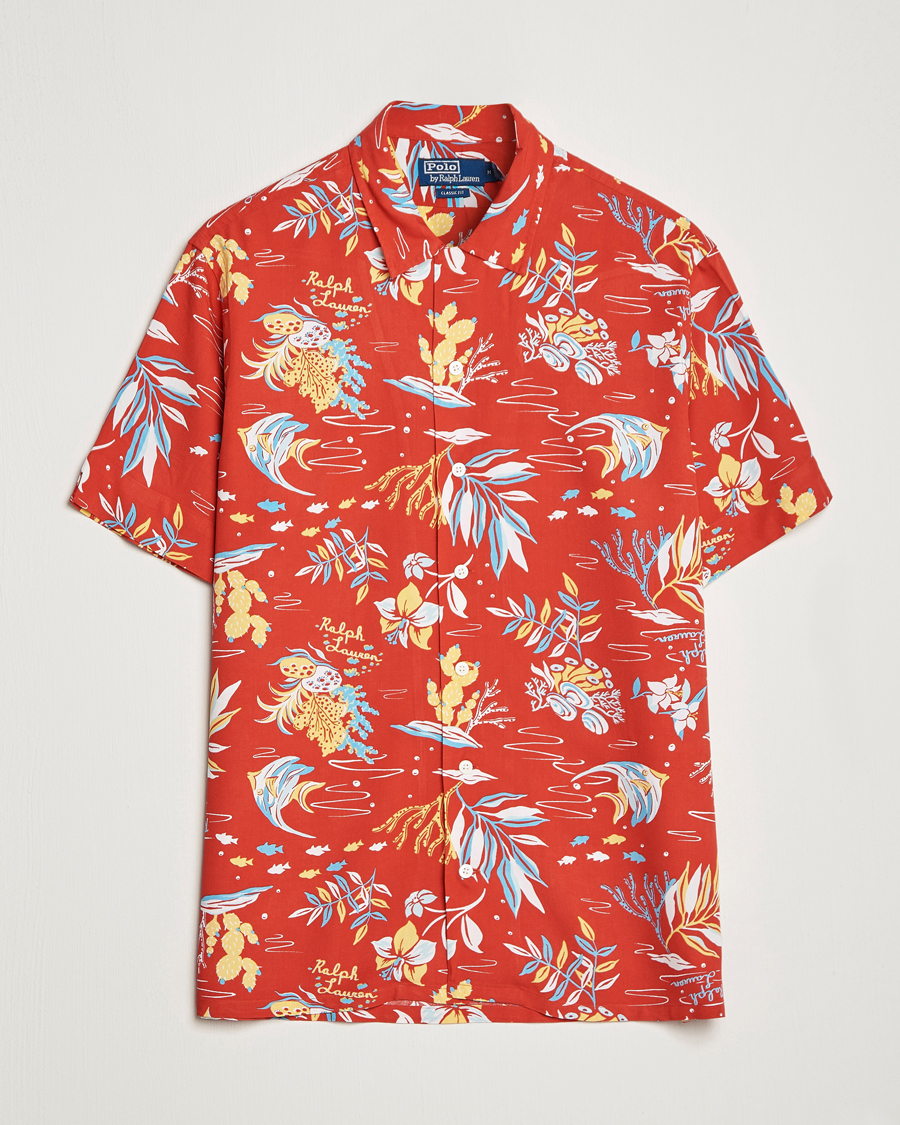Hombres | Camisas | Polo Ralph Lauren | Printed Flower Short Sleeve Shirt Sun Sand Surf