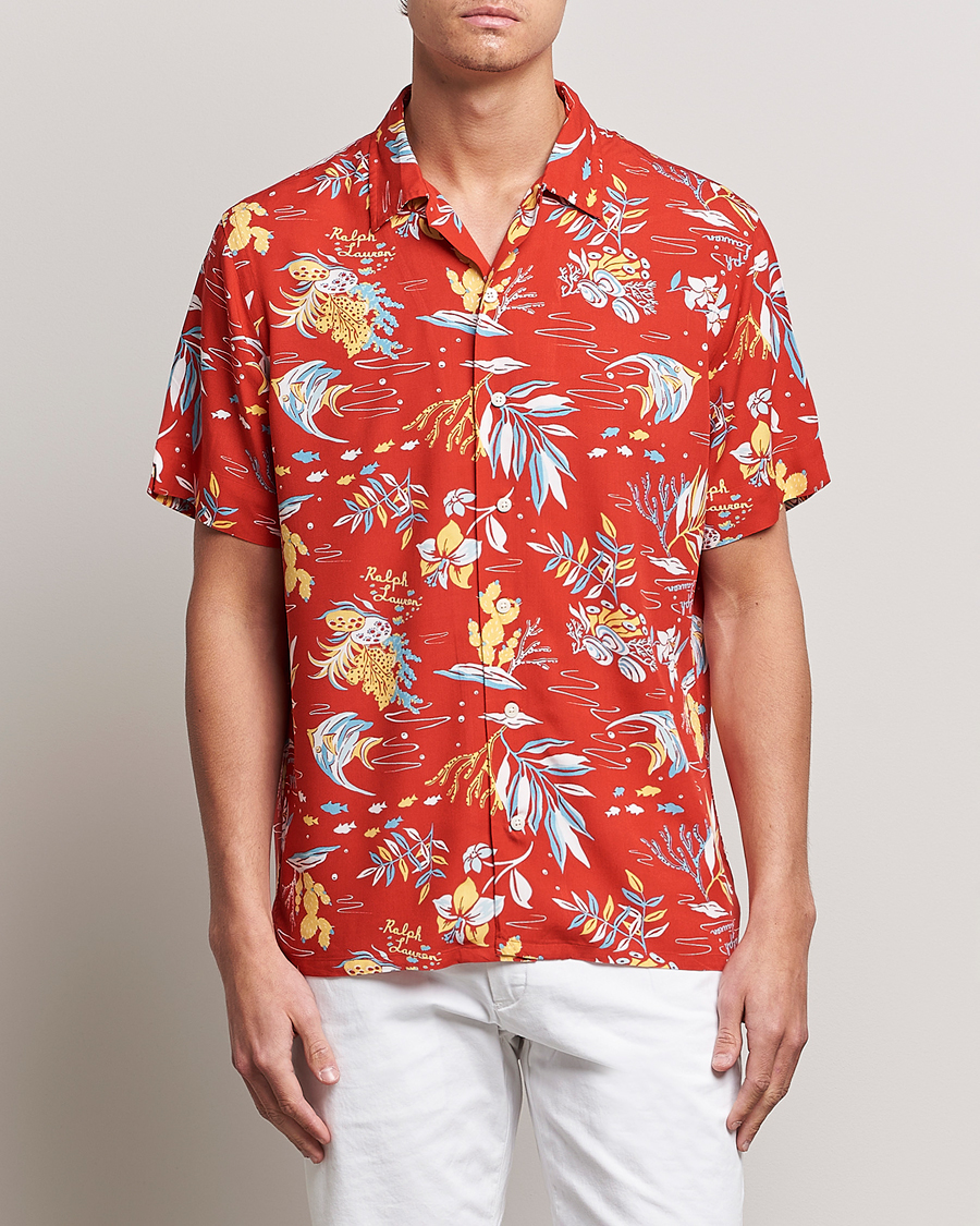 Hombres | Camisas | Polo Ralph Lauren | Printed Flower Short Sleeve Shirt Sun Sand Surf