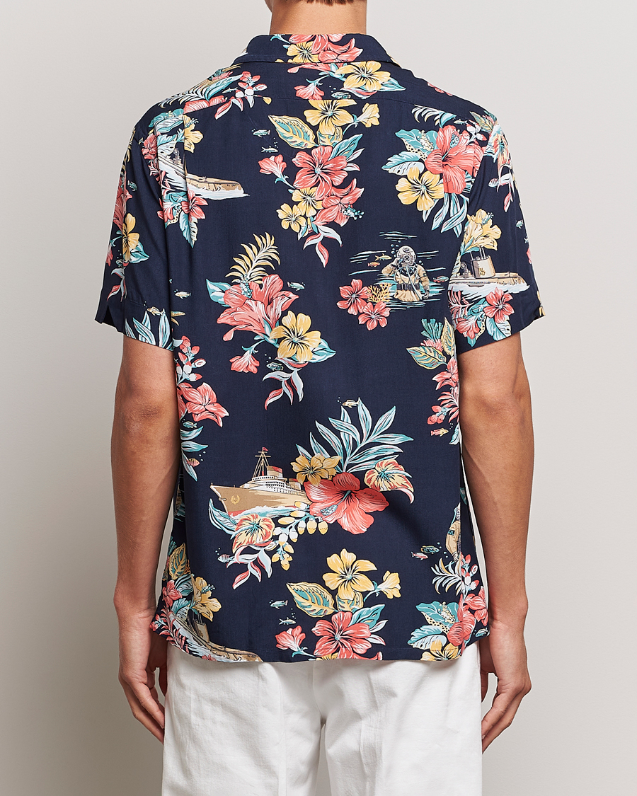 Hombres | Camisas | Polo Ralph Lauren | Printed Flower Short Sleeve Shirt Navy Multi