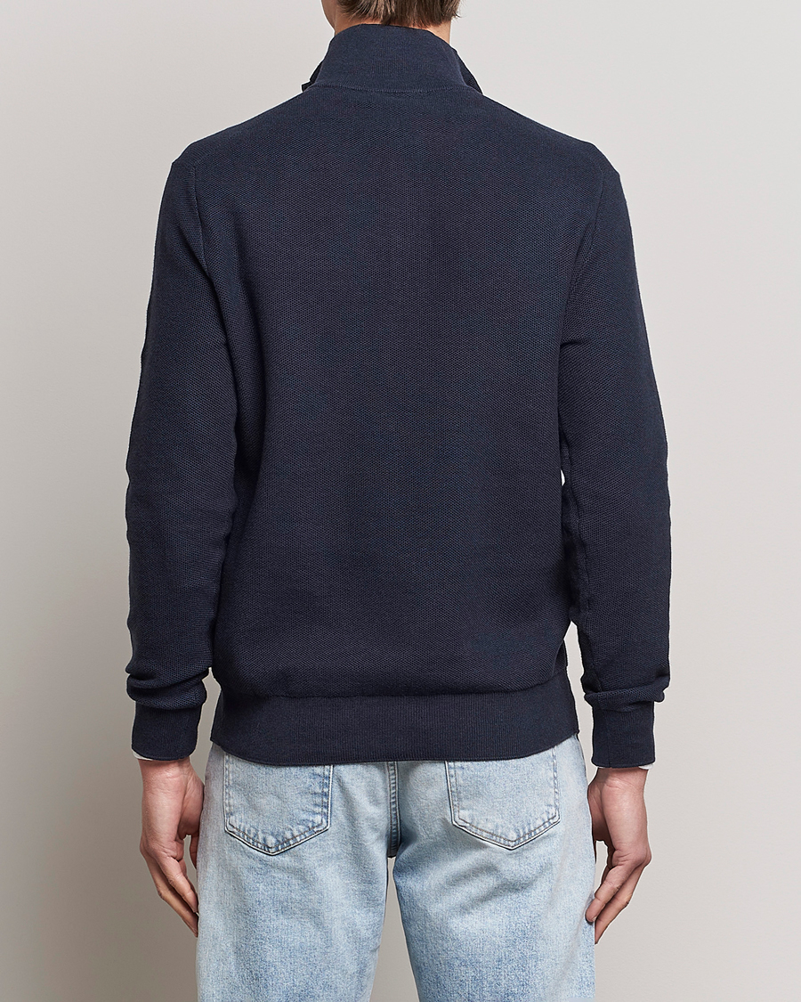 Hombres | Jerséis y prendas de punto | Polo Ralph Lauren | Textured Half-Zip Navy Heather