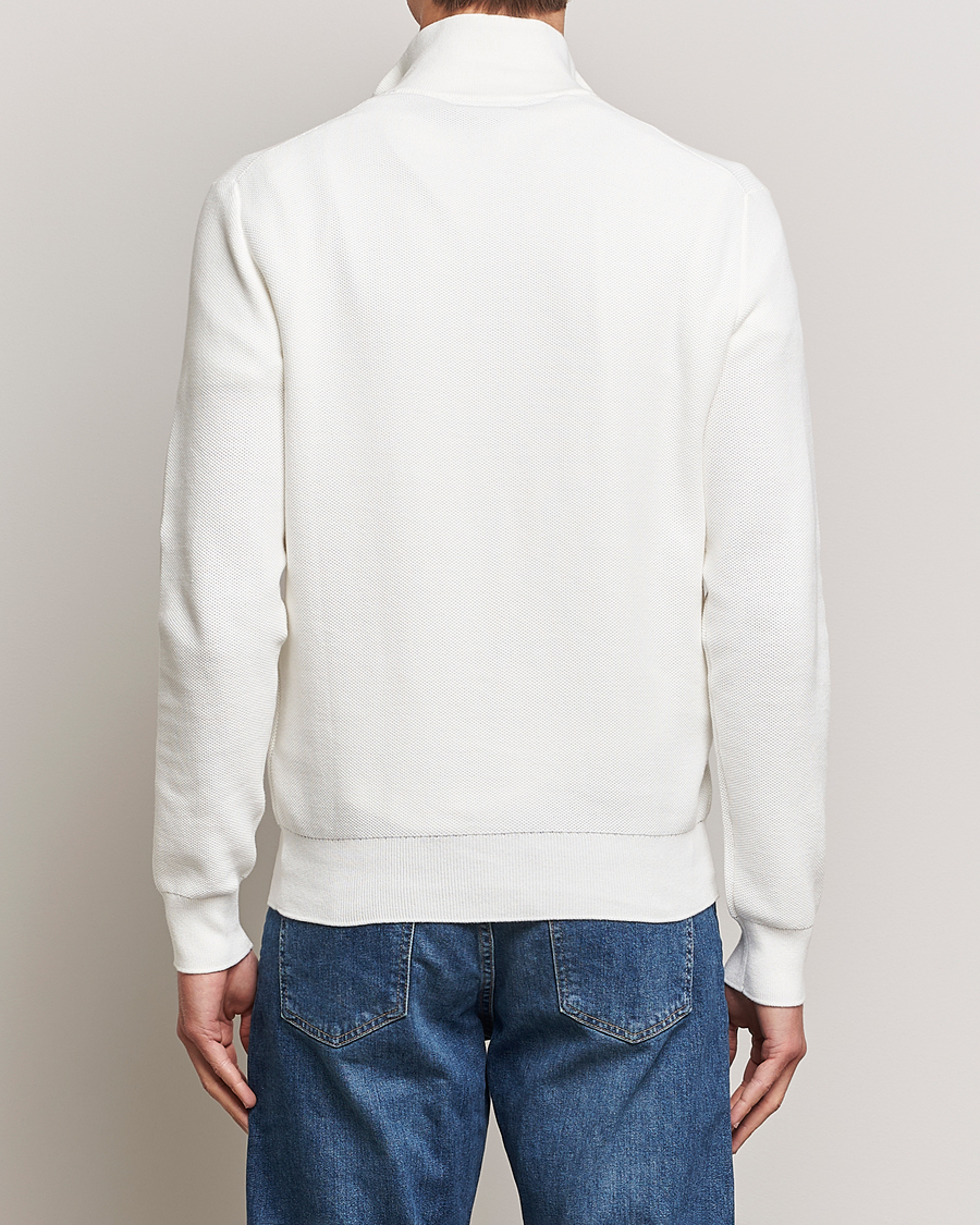 Hombres | Jerséis y prendas de punto | Polo Ralph Lauren | Textured Half-Zip Deckwash White