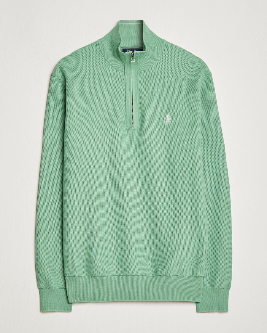 Hombres | Jerséis y prendas de punto | Polo Ralph Lauren | Textured Half-Zip Pistachio Green