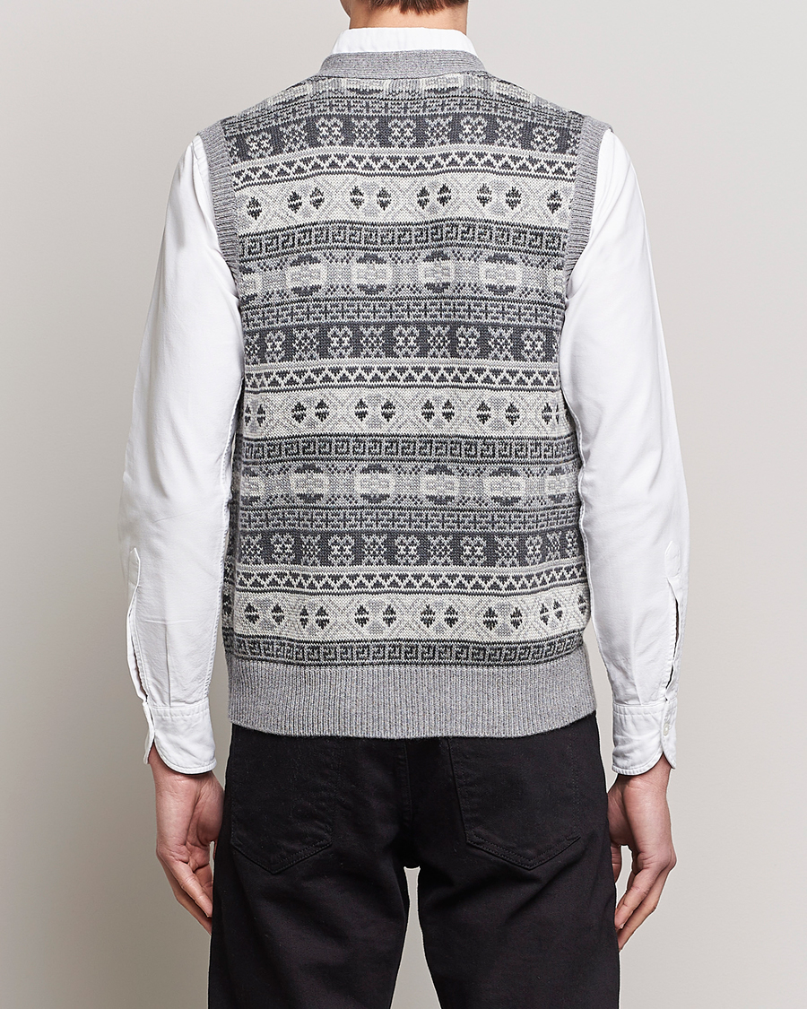 Hombres | Jerséis y prendas de punto | Polo Ralph Lauren | Knitted Fairisle Vest Grey