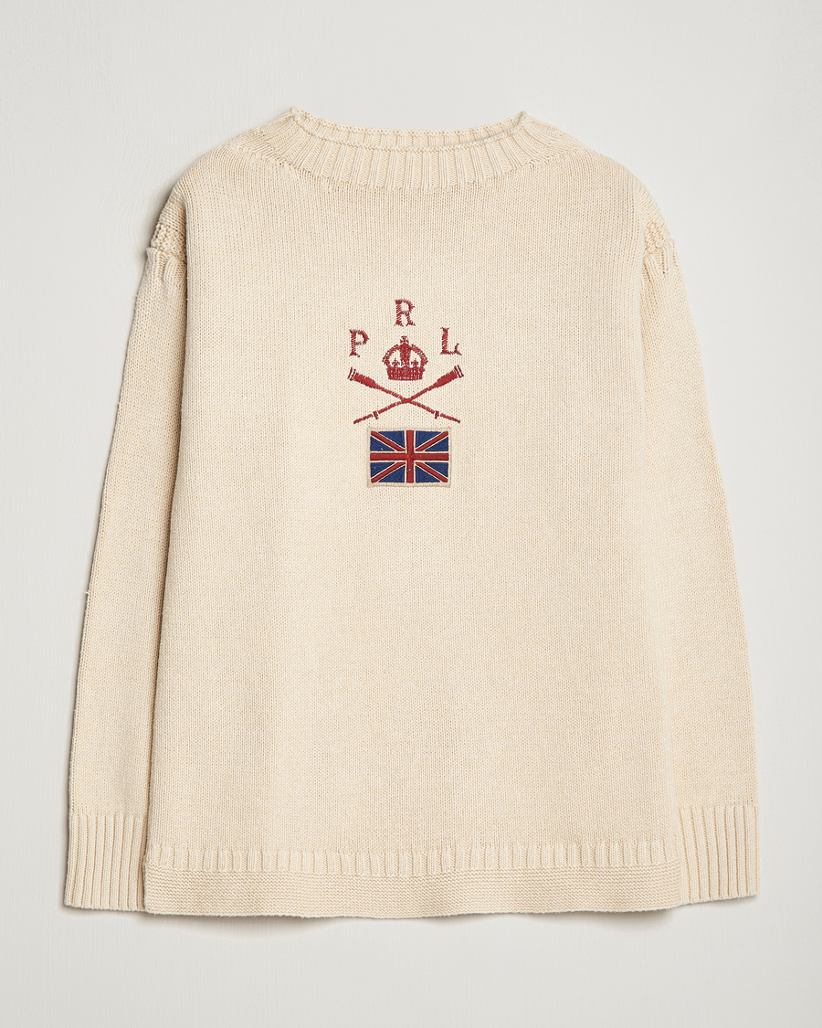 Hombres | Jerséis y prendas de punto | Polo Ralph Lauren | Knitted Anchor Sweater Cream