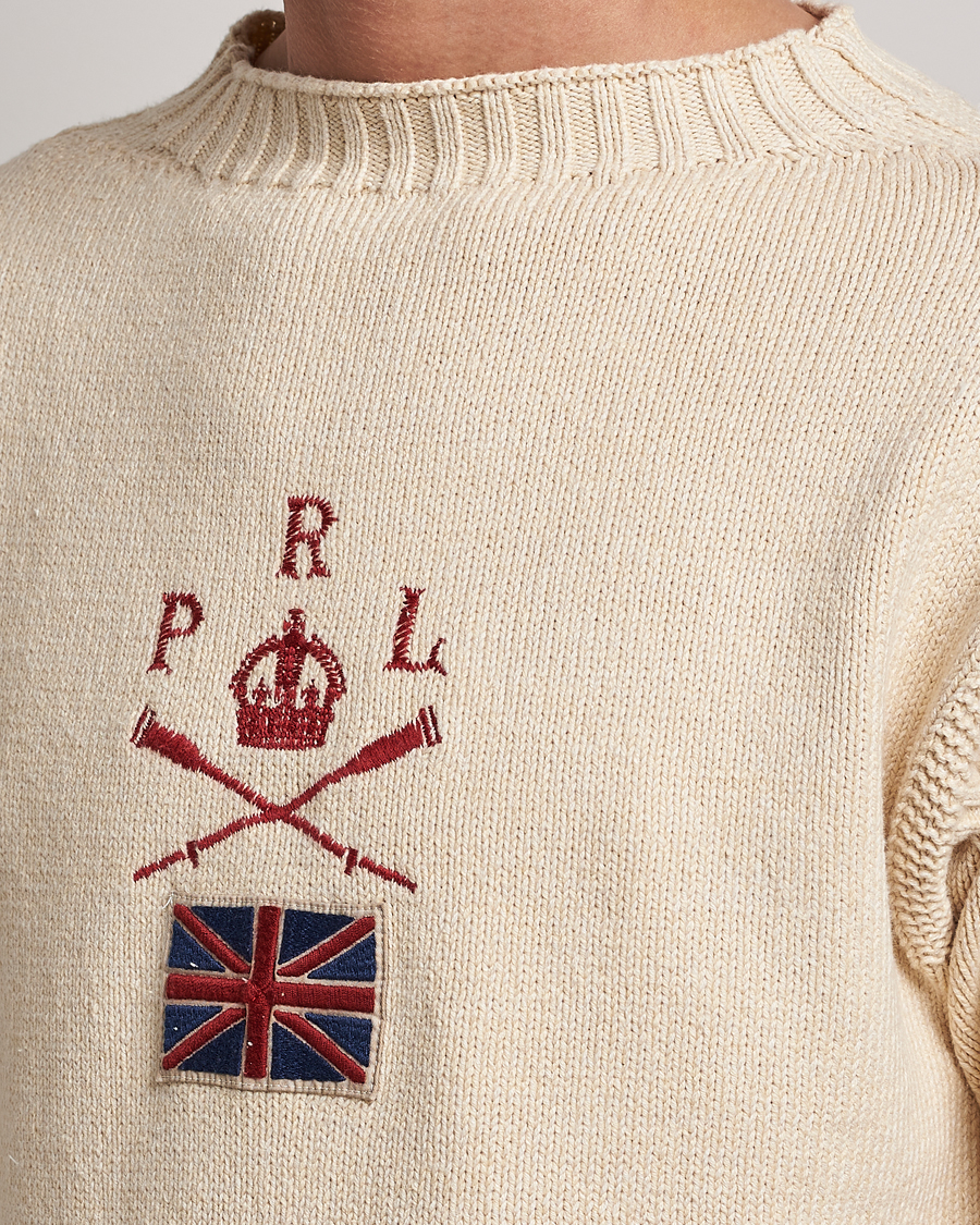 Hombres | Jerséis y prendas de punto | Polo Ralph Lauren | Knitted Anchor Sweater Cream