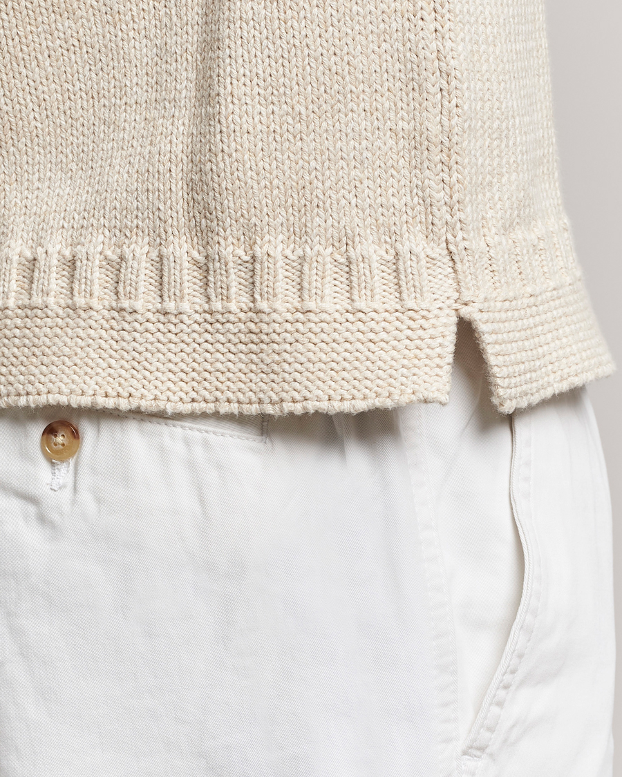Hombres | Jerséis y prendas de punto | Polo Ralph Lauren | Knitted Fishermen Sweater Cream