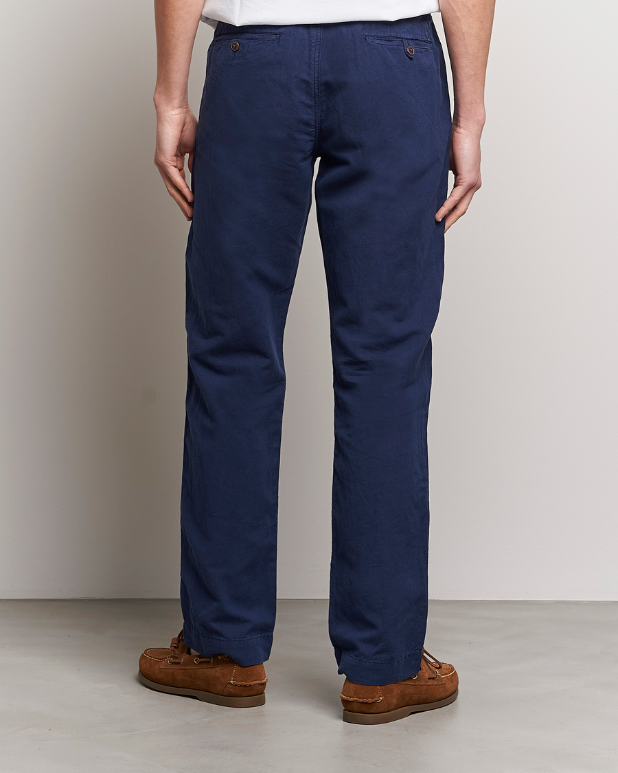 Hombres | Pantalones | Polo Ralph Lauren | Cotton/Linen Bedford Chinos Newport Navy