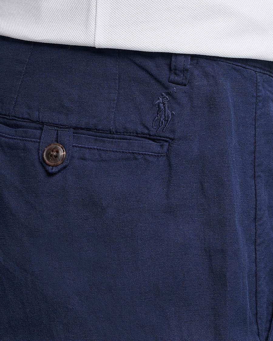 Hombres | Pantalones | Polo Ralph Lauren | Cotton/Linen Bedford Chinos Newport Navy