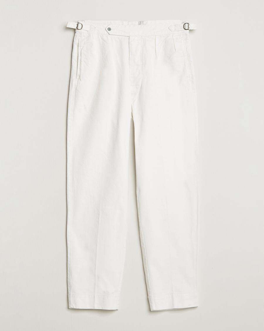 Hombres | Pantalones | Polo Ralph Lauren | Rustic Twill Officer Trousers Deckwash White
