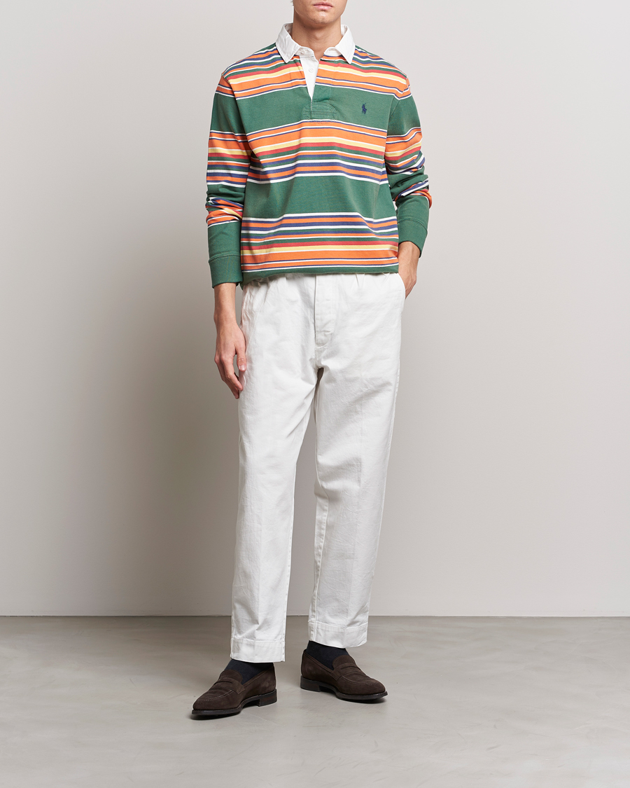 Hombres | Pantalones | Polo Ralph Lauren | Rustic Twill Officer Trousers Deckwash White