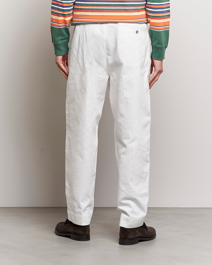 Hombres | Pantalones | Polo Ralph Lauren | Rustic Twill Officer Trousers Deckwash White