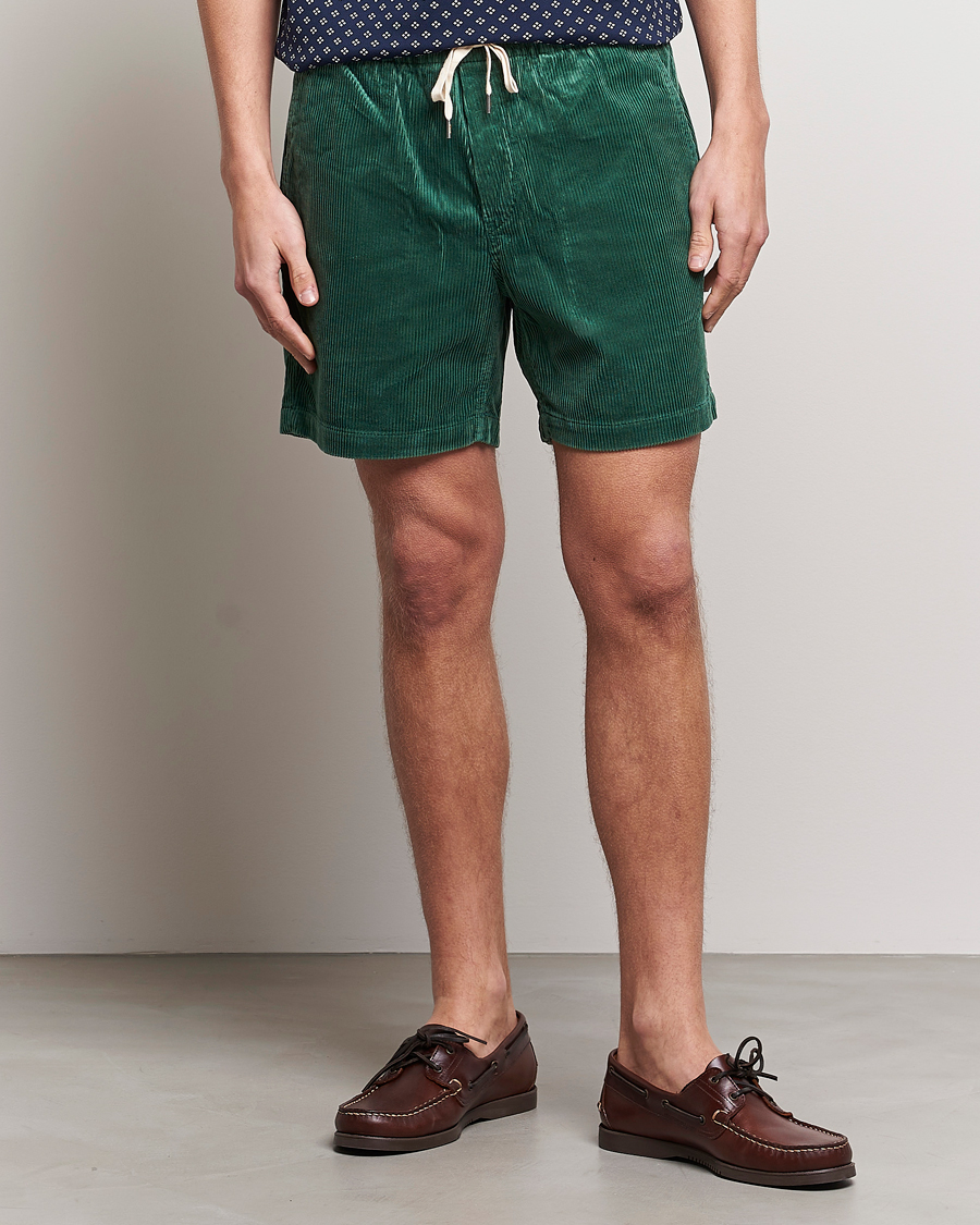 Hombres |  | Polo Ralph Lauren | Prepster Corduroy Drawstring Shorts Washed Forest