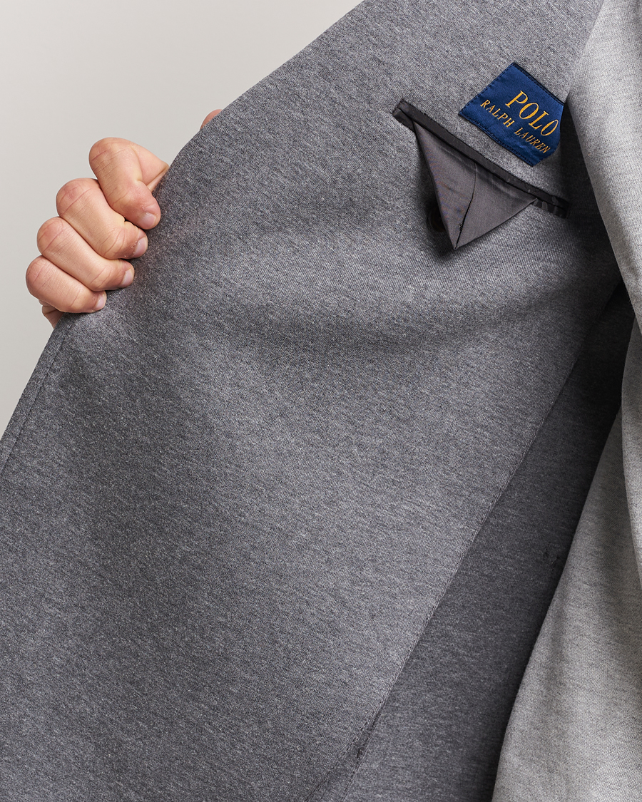 Hombres | Blazers | Polo Ralph Lauren | Double Knit Jersey Blazer Medium Grey Heather