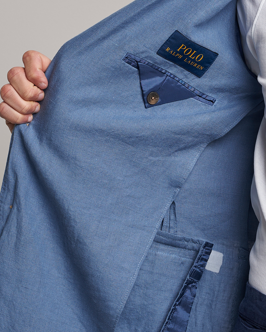 Hombres | Blazers | Polo Ralph Lauren | Linen Sportcoat Carson Blue