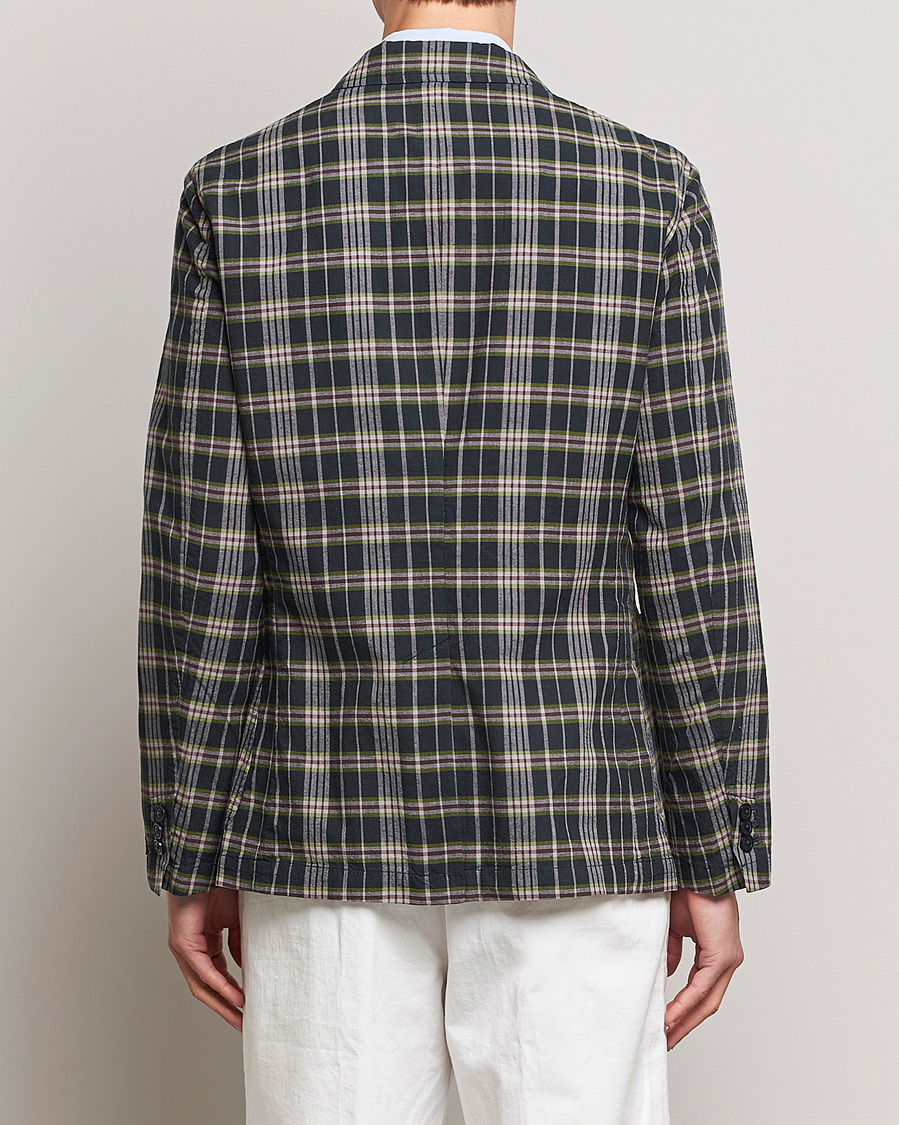 Hombres | Blazers | Polo Ralph Lauren | Cotton Madras Checked Blazer Navy/Olive/Burgundy