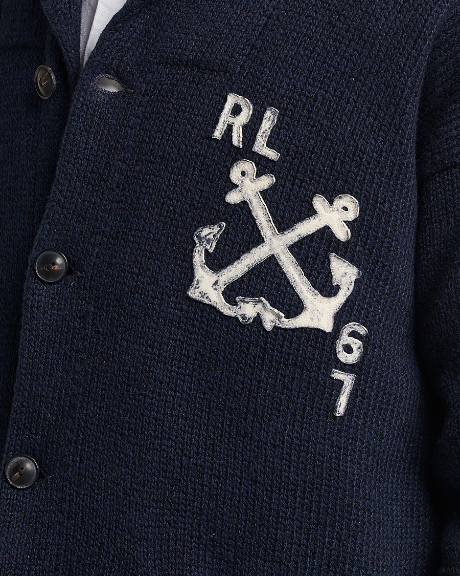 Hombres | Jerséis y prendas de punto | Polo Ralph Lauren | RL Knitted Cardigan Navy