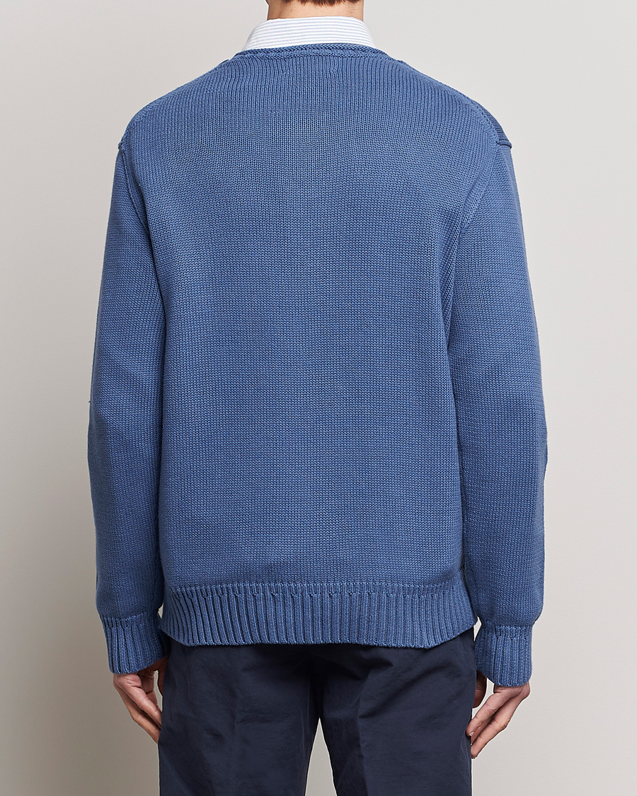 Hombres | Jerséis y prendas de punto | Polo Ralph Lauren | Cotton Knitted Bear Sweater Blue Haven