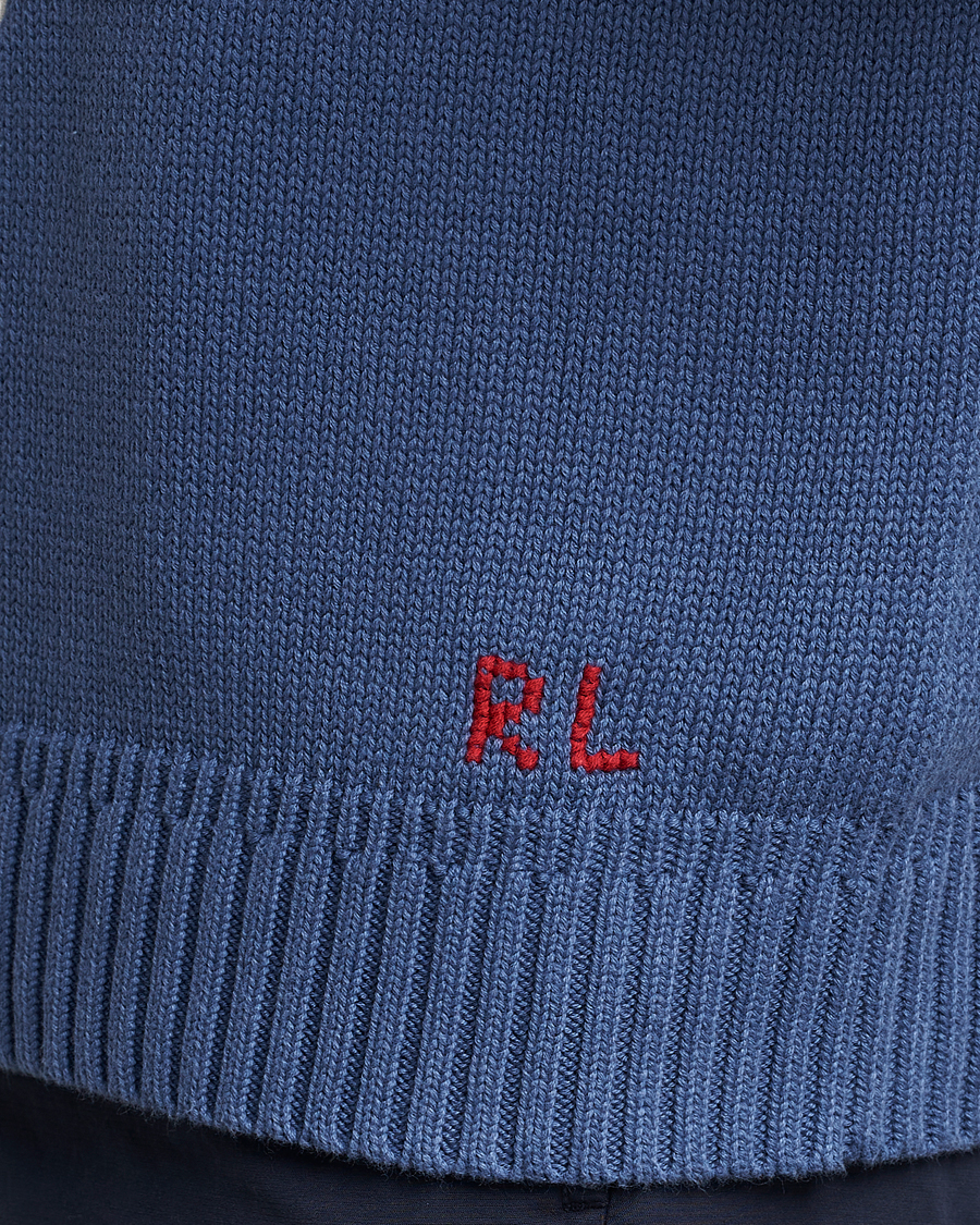 Hombres | Jerséis y prendas de punto | Polo Ralph Lauren | Cotton Knitted Bear Sweater Blue Haven