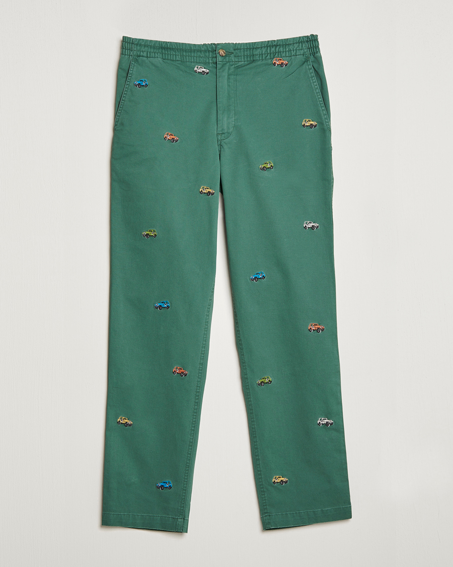 Hombres | Pantalones | Polo Ralph Lauren | Prepster Twill Printed Jeeps Pants Washed Forest