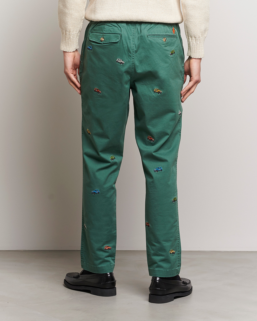 Hombres | Pantalones | Polo Ralph Lauren | Prepster Twill Printed Jeeps Pants Washed Forest