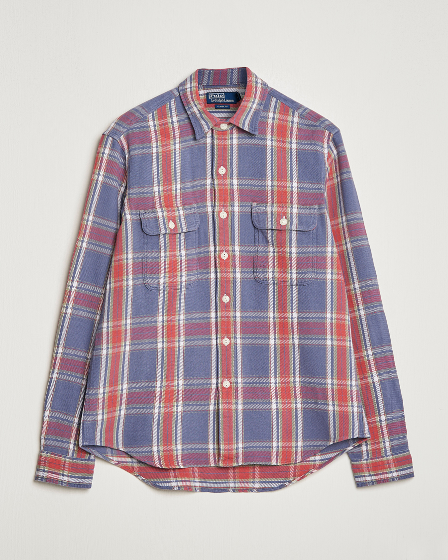Hombres | Camisas | Polo Ralph Lauren | Classic Fit Checked Shirt Blue/Red