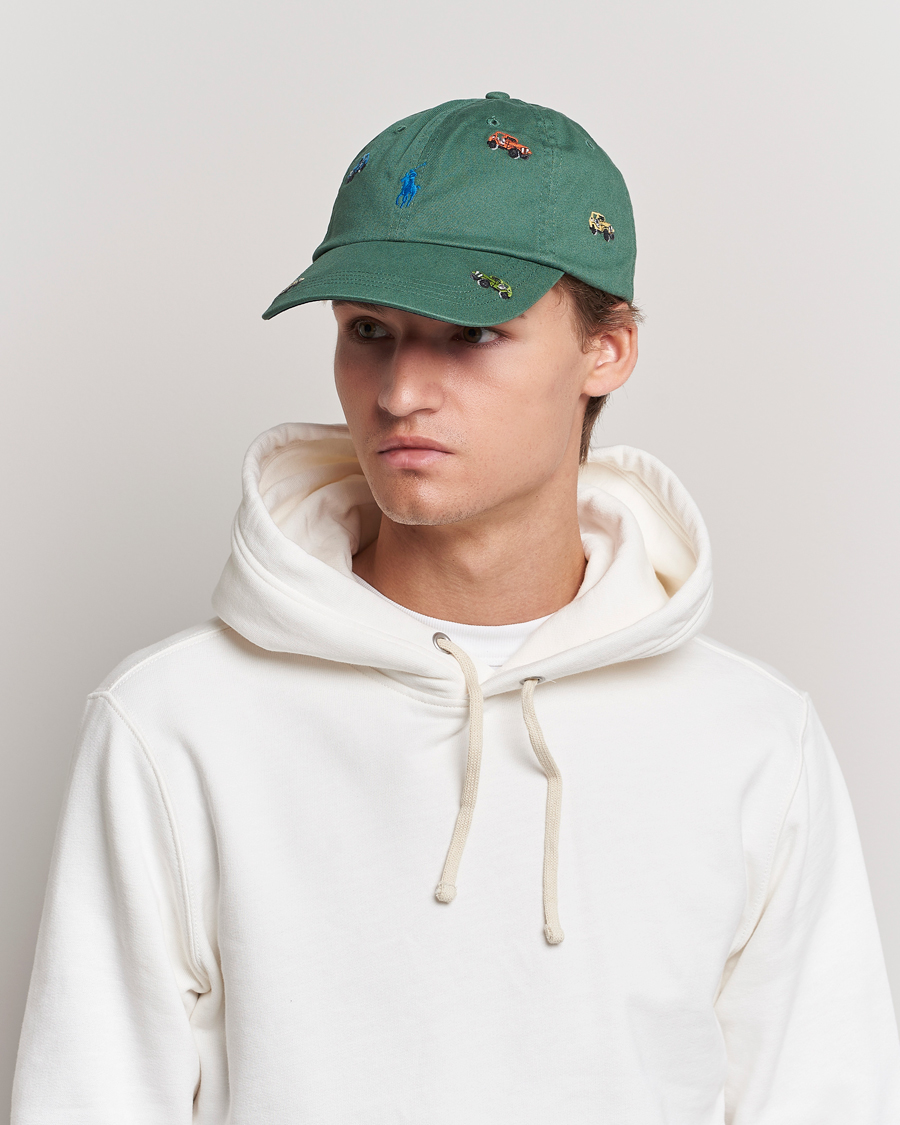 Hombres |  | Polo Ralph Lauren | Twill Printed Jeeps Sports Cap Washed Forest