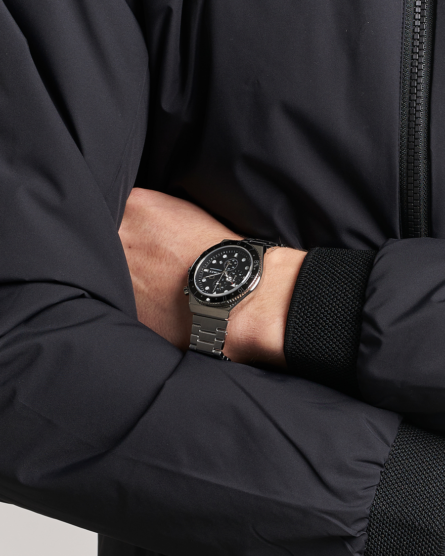 Hombres | Timex Time Zone Chronograph 40mm Black Dial | Timex | Time Zone Chronograph 40mm Black Dial